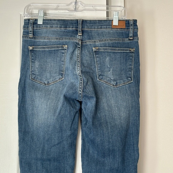 Judy Blue Destroyed Relaxed Fit Dark Wash Jeans Size 29 Slim Distressed Classic - Picture 3 of 8